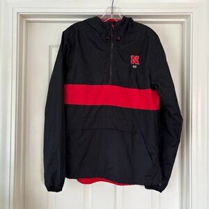 Nebraska pullover windbreaker hoodie, women's S